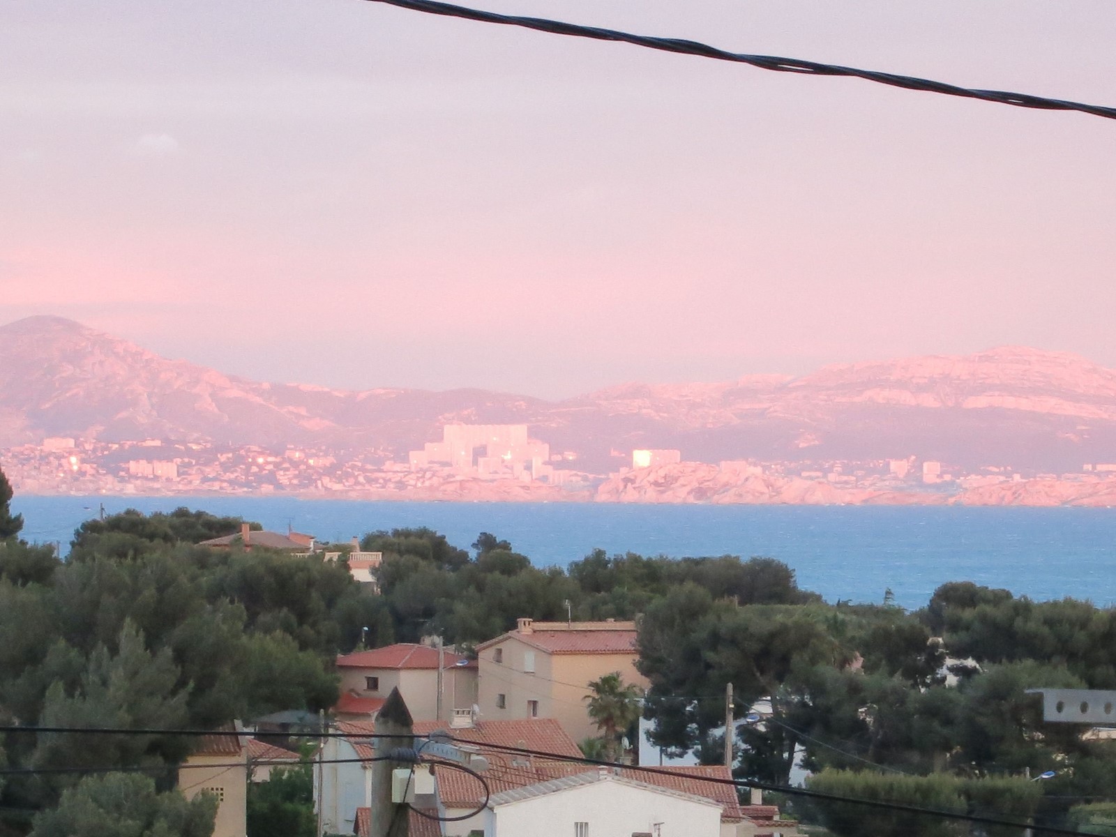 Marseille depuis la Côte Bleue